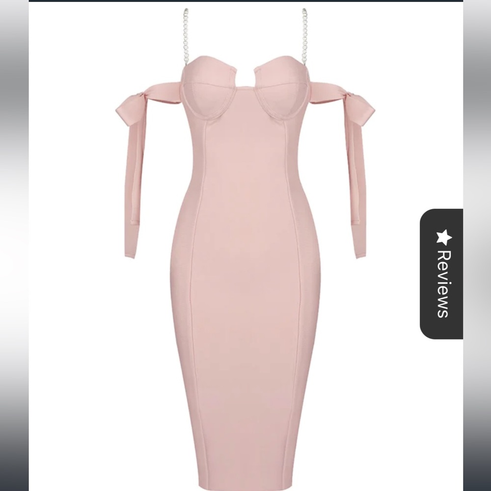 Catwalk Connection Tori White Midi Dress - Picture 4 of 5